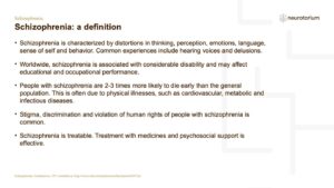 Schizophrenia: a definition